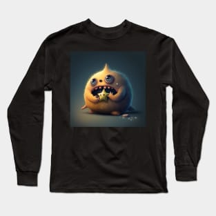 Space monster eating the stars Long Sleeve T-Shirt